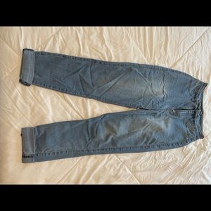 High waisted skinny jeans